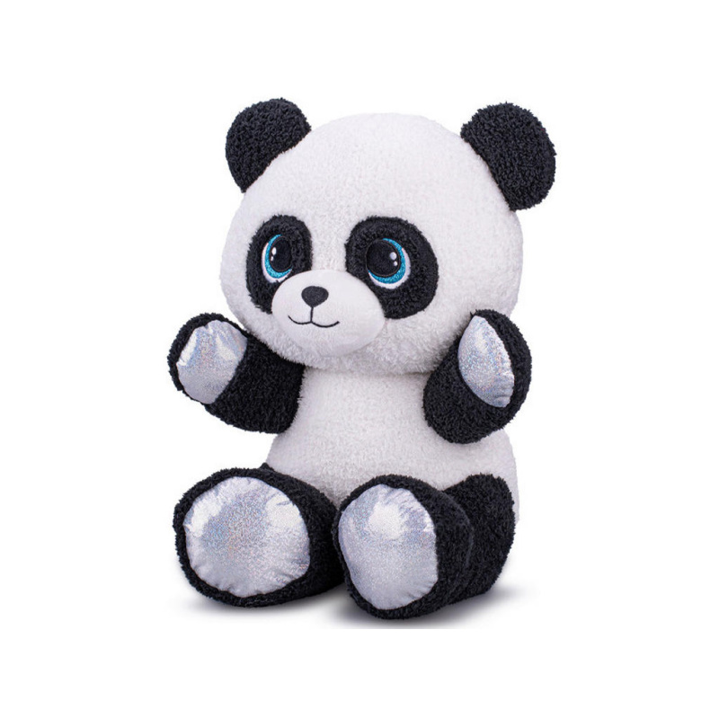 Plyšová panda 37 cm – měkká hračka pro miminka