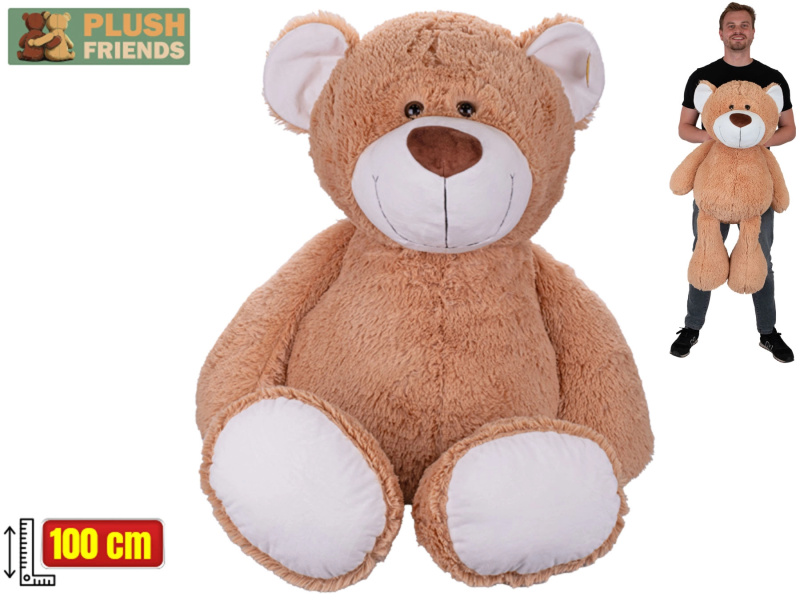 Plyšový medvěd Plush Friends 100 cm