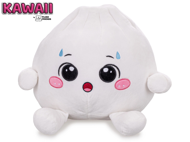 Udivený plyšový knedlíček Bao Plush Friends Kawaii 25 cm
