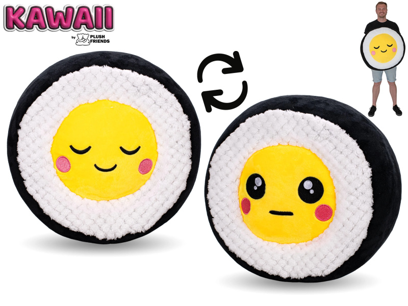 Plush Friends Kawaii plyšové sushi vajíčko 60 cm - 1 kus