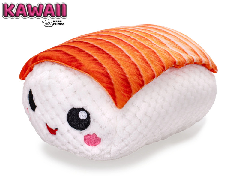 Plush Friends Kawaii plyšové sushi nigiri losos 25 cm