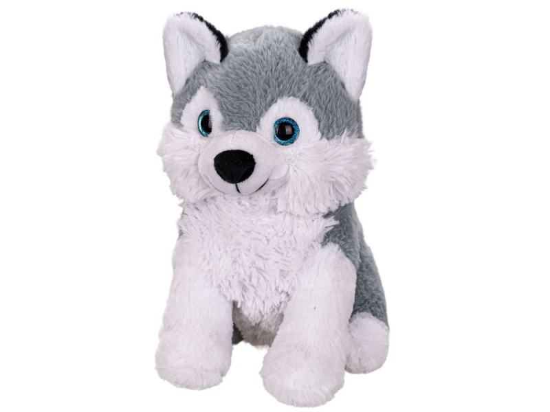 Mikro Husky plyšový 25cm sedící 0m+