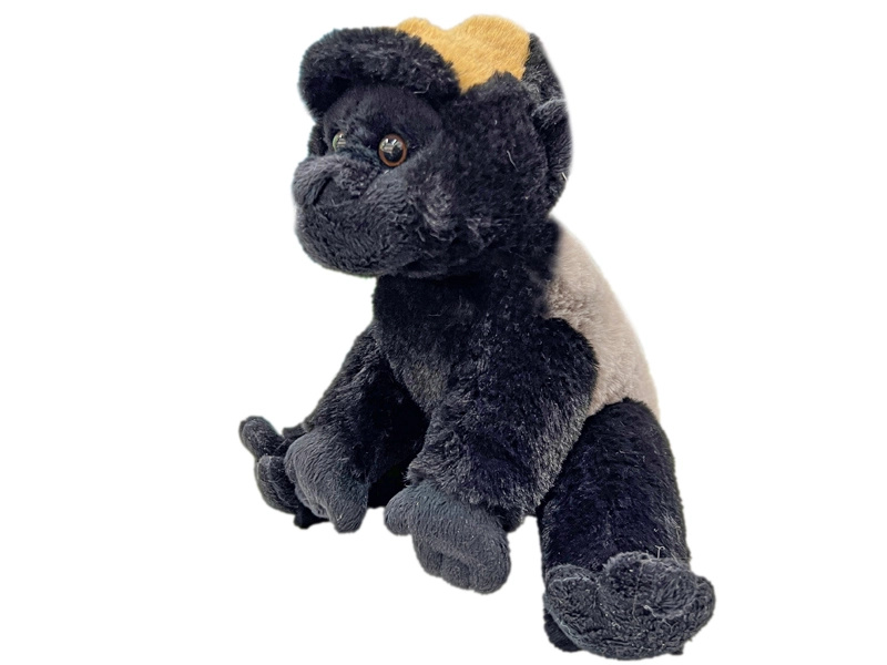 Plyšová gorila 21 cm – měkká hračka pro miminka a děti