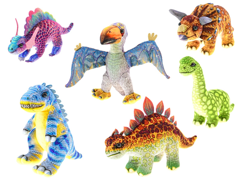 Mikor Dinosaurus plyš 18-26cm, 6 druhů