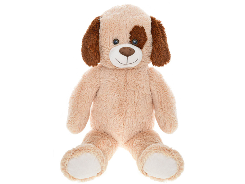 Plyšový pes Plush Friends 80 cm světle hnědý