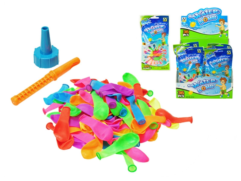 Vodní bomby – sada 100 balónků s nástavcem na plnění