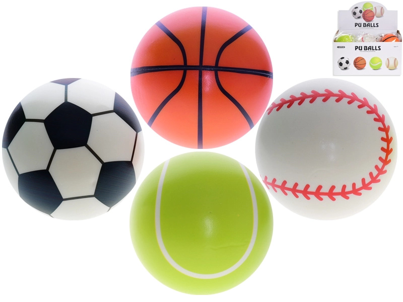 Pěnový míček 11 cm – sportovní designy pro děti