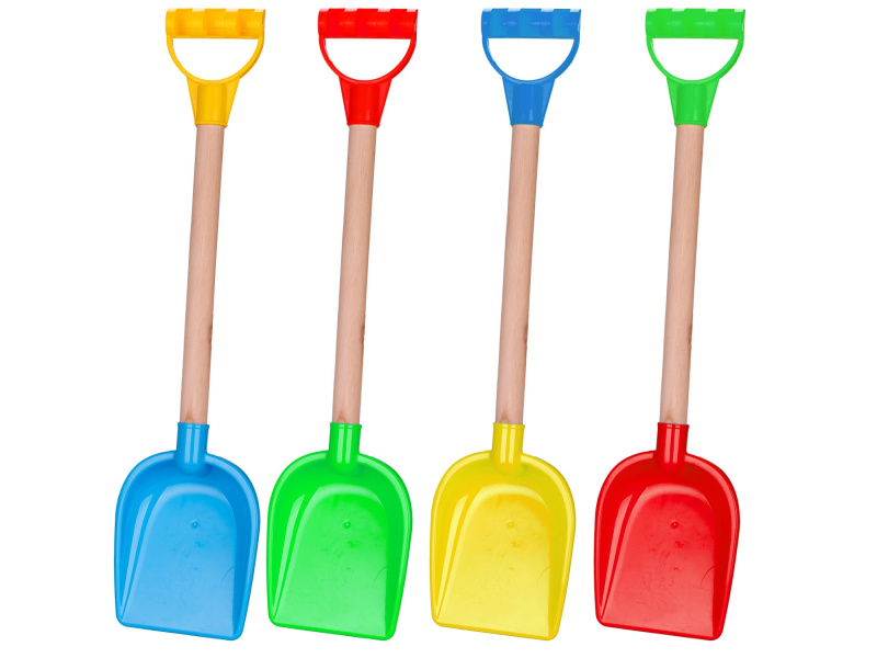 Dětská lopatka s dřevěnou rukojetí 55 cm