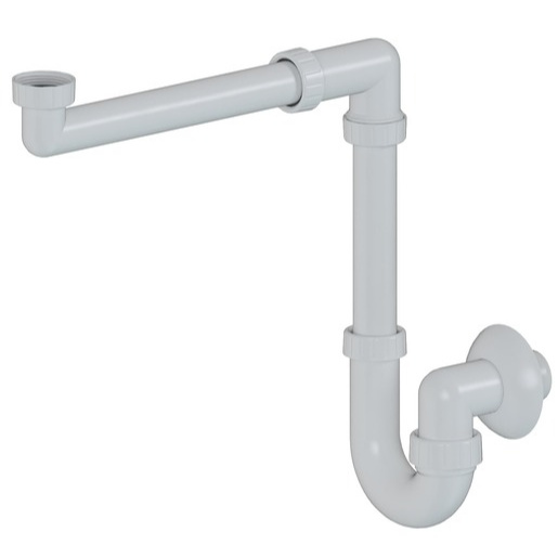 Umyvadlový sifon SAT prostorově úsporný do nábytku E660