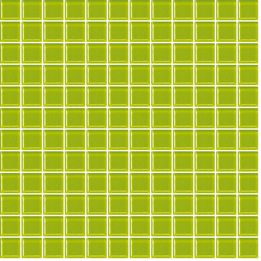 Skleněná mozaika Premium Mosaic zelená 30x30 cm lesk MOS25PI