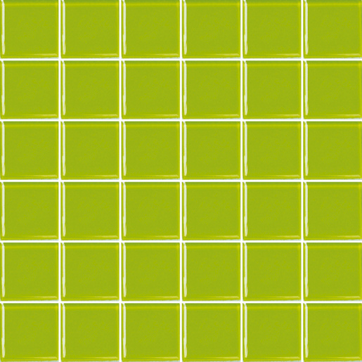 Skleněná mozaika Premium Mosaic zelená 31x31 cm lesk MOS50PI