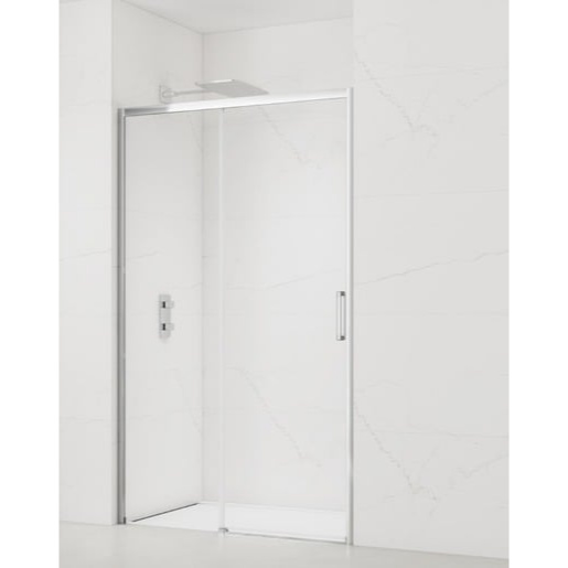 Sprchové dveře 140 cm, bezbariérový vstup, SAT TEX BB SATTEXDBB140CRT