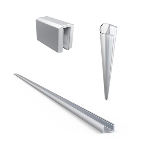 Pantový set pro Walk-in SAT, chrom SATWIPANT