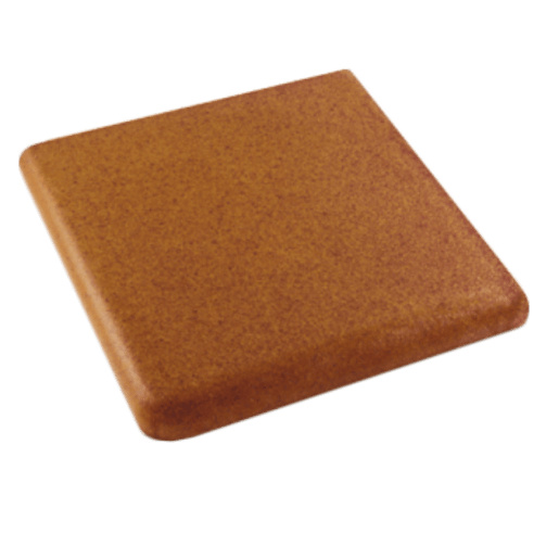 Schodovka Rohová Gresan Albarracin cihlová 33x33 cm mat GRASCRF33335