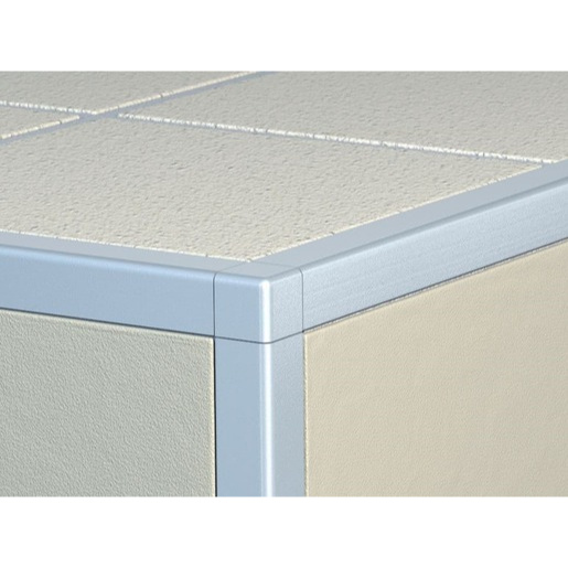 Růžek růžek "hranatý" Havos, hliník, délka 30 cm, výška hrany 12 mm, RALEH12