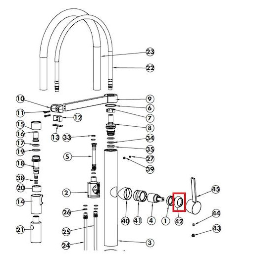 ND kroužek pod páku SIKOBSD176