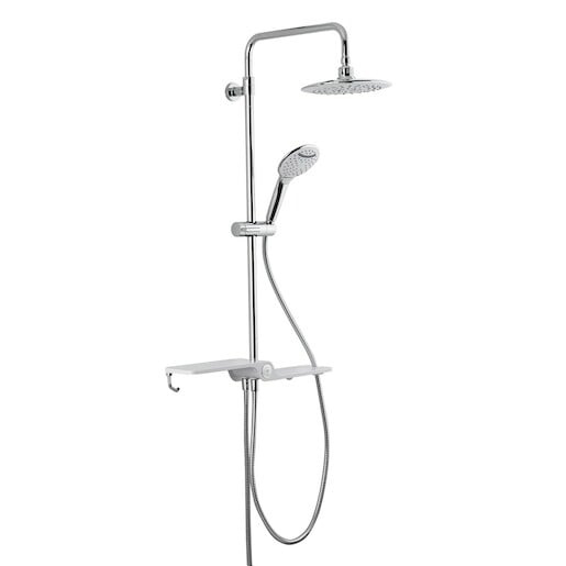 Sprchový systém SAT bez baterie bílá/chrom SATPIPE