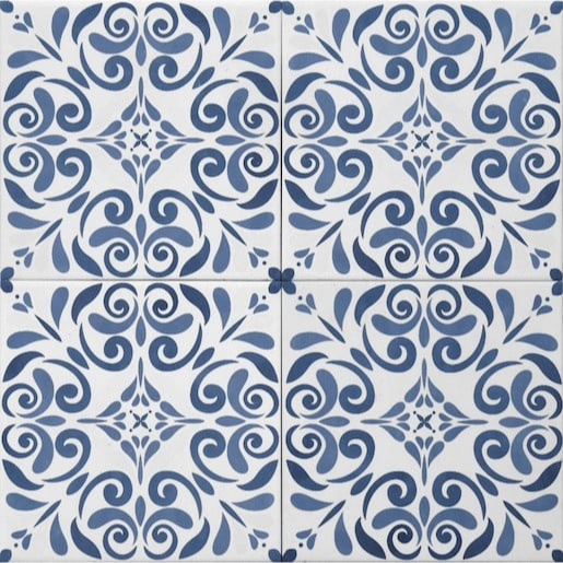 Dlažba Tonalite Aquarel blu 15x15 cm mat AQUVEGBL