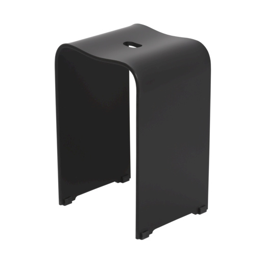 Stolička sprchová SAT volně stojící plast černá SATSTOLPLASTC