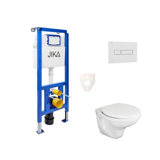 Cenově zvýhodněný závěsný WC set Jika do lehkých stěn / předstěnová montáž+ WC Fayans Neo SIKOJSJ1