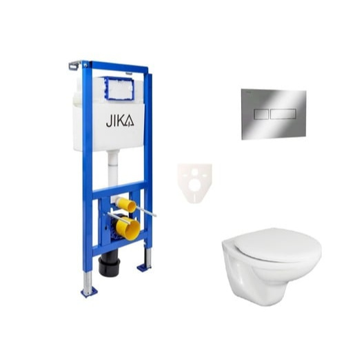 Cenově zvýhodněný závěsný WC set Jika do lehkých stěn / předstěnová montáž+ WC Fayans Neo SIKOJSJ2
