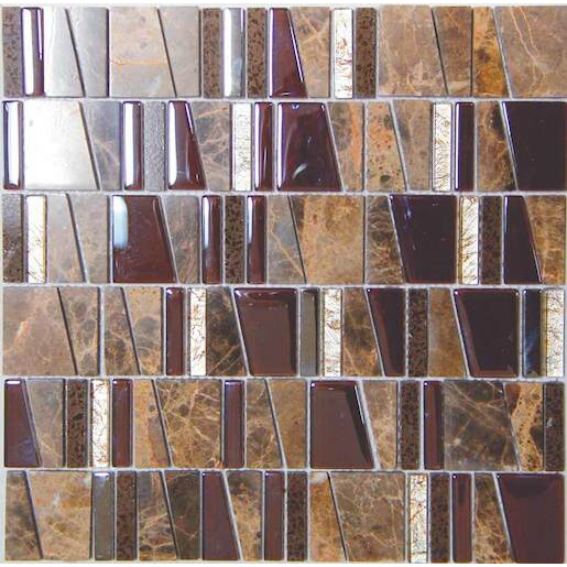 Kamenná mozaika Mosavit Asi imperial 30x30 cm lesk ASIIMPERIAL