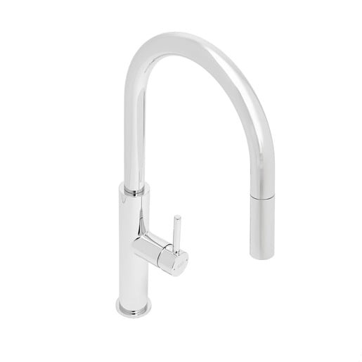 Dřezová baterie SAT s vytahovací sprškou, 2 proudy chrom SATBSD286