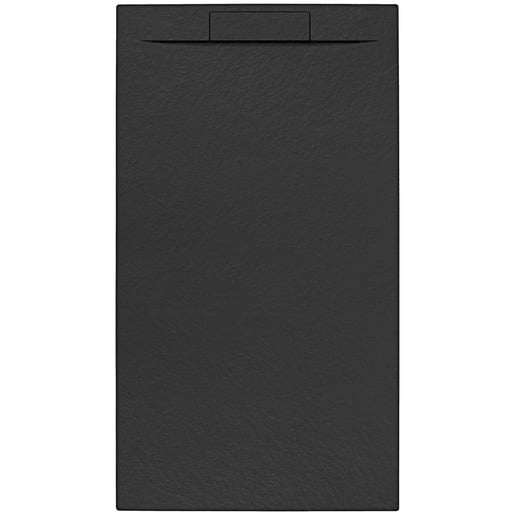 Sprchová vanička obdélníková SAT Fusion 100x90 cm litý mramor Grafito SATFU10090G