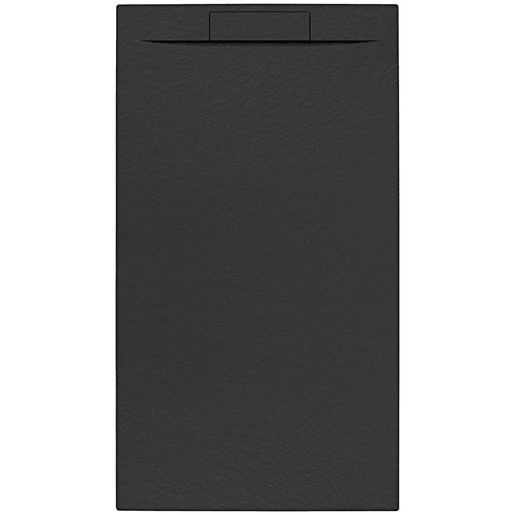 Sprchová vanička obdélníková SAT Fusion 140x90 cm litý mramor Grafito SATFU14090G