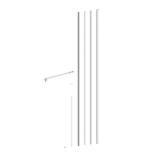 Set pro walk-in SAT Walk-In Xmotion bílá SIKOWIXMPROFILSTB