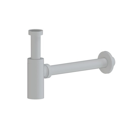 Umyvadlový sifon SAT Project 5/4 DN32 bílá mat plast SATSIFMPLWM