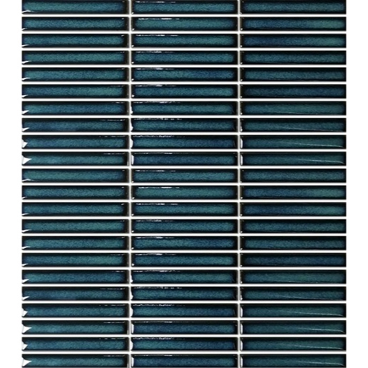 Keramická mozaika Premium Mosaic Kit Kat aqua blue 28x31 cm lesk MOSKK3AQBLL