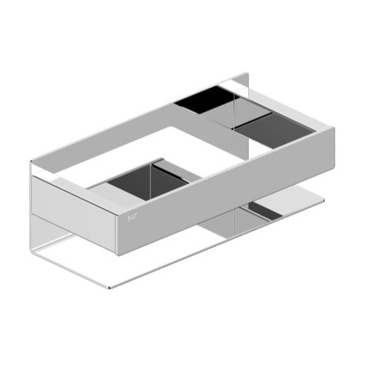 Polička SAT Vision chrom SATDVIPOLCH