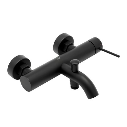 Vanová baterie SAT Aurum bez sprchového setu 150 mm černá matná SATBAUR222C