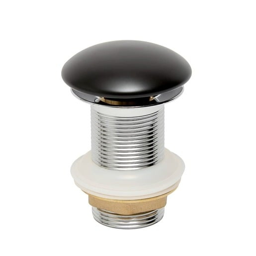 Vtok k umyvadlu SAT Mood černá matná PZATKAMBKM