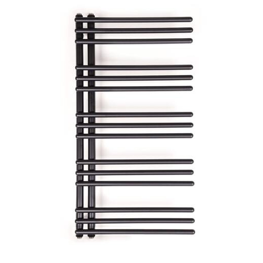 Radiátor kombinovaný SAT HTO 94x50 cm černá matná SATRAHTO500940BL