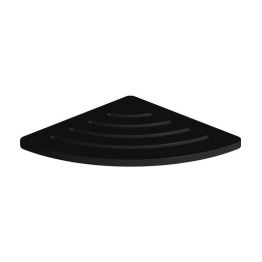 Rohová polička SAT X-Way černá SATDXWPOLR21C