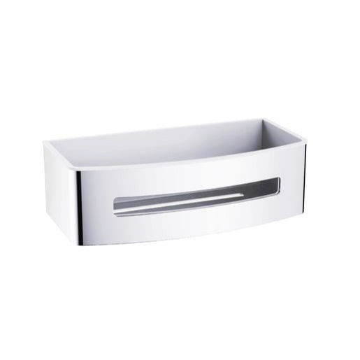 Polička SAT chrom/bílá SATDPOLCHB