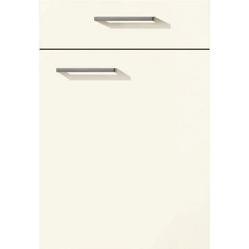 Vzorek kuchyňských dvířek Naturel Fatma 450, Lakovaný laminát, Bílá vysoký lesk VZOREKFATKMA450