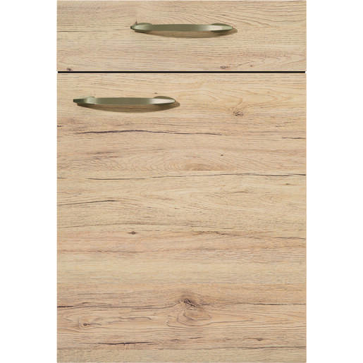 Vzorek kuchyňských dvířek Naturel Rebeca 893, Dub San Remo, imitace VZORECREBECA893