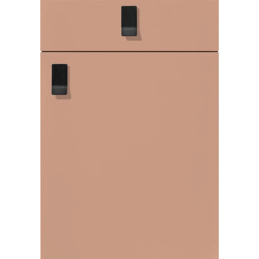 Vzorek kuchyňských dvířek Naturel Sena 492, Lak, Korál, prémiová matná VZOREKSENA492