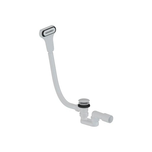 Vanový automat click/clack a štěrbinový přepad DN40/DN50 SAT bílá matná plast SATAVAS80CCBM