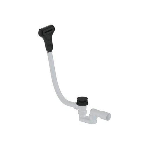 Vanový automat click/clack a štěrbinový přepad DN40/DN50 SAT černá matná plast SATAVAS80CC8