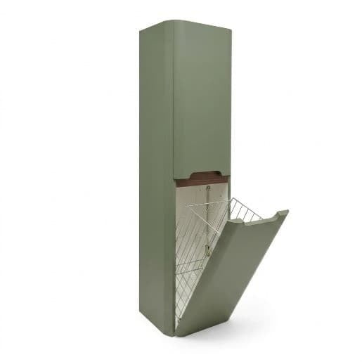 Vysoká skříňka SAT Fusion 40x149x33 cm eukalyptově zelená mat SATFUSIONV40EZK