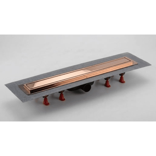 Sprchový žlab SAT Aurum 75 cm růžová zlatá lesklá lesk plný SATZLAB80RG