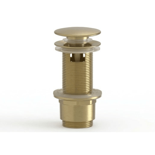 Výpusť k umyvadlu 5/4 SAT Aurum 7,2 cm, zlatá matná, plast SATAUCCXBG