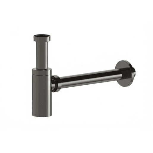 Sifon k umyvadlu 5/4 DN32 SAT Aurum 5,4 cm, gun metal lesklý, plast SATAUSGM