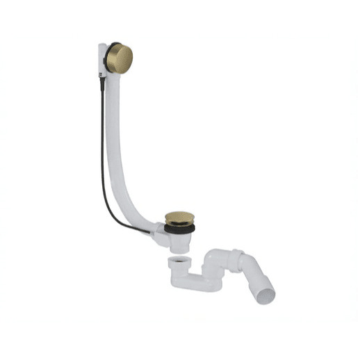 Vanový automat 52 mm DN40/DN50 SAT Aurum 40 cm, zlatý matný, plast SATAVA60BG