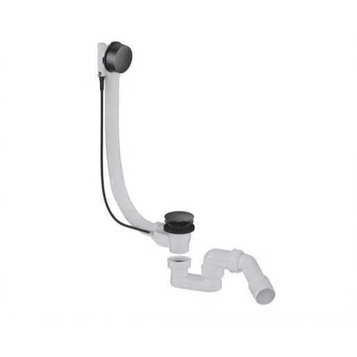 Vanový automat 52 mm DN40/DN50 SAT Aurum 40 cm, gun metal matný, plast SATAVA60BGM