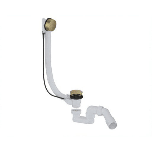 Vanový automat 52 mm DN40/DN50 SAT Aurum 60 cm, zlatý matný, plast SATAVA80BG